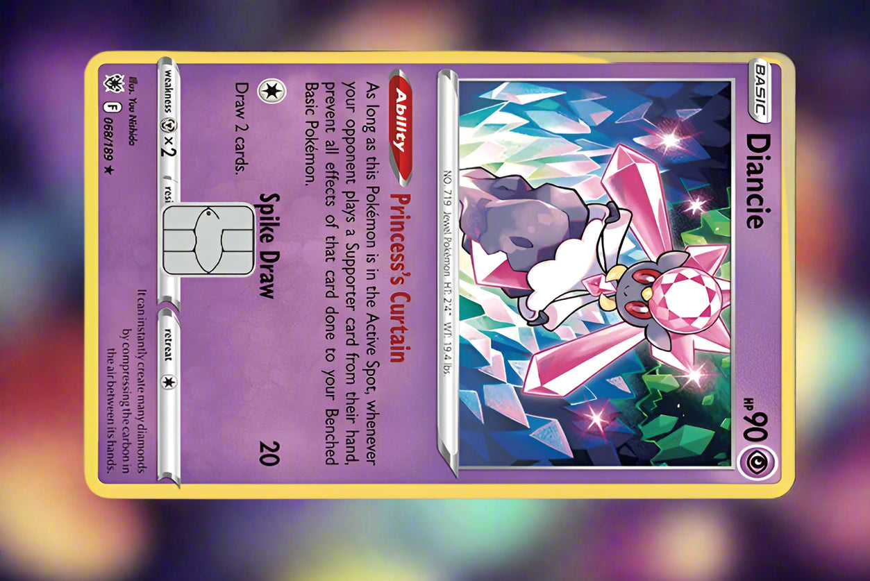Diancie pokecard design