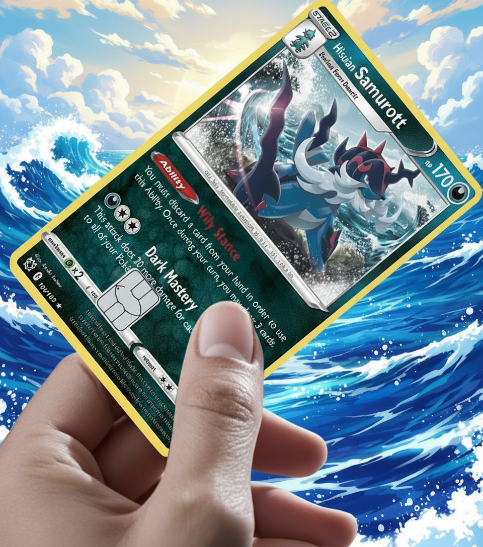 Hisusian Samurott Pokecard