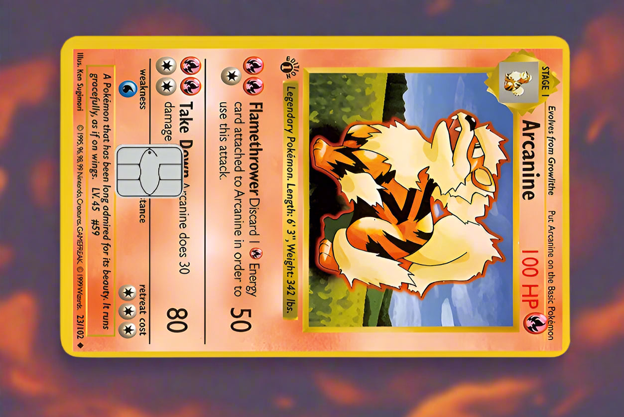 Arcanine Pokecard
