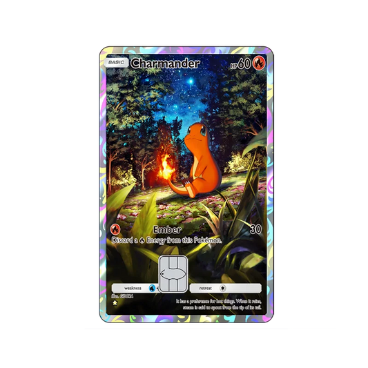 Pokémon trading card featuring Charmander 