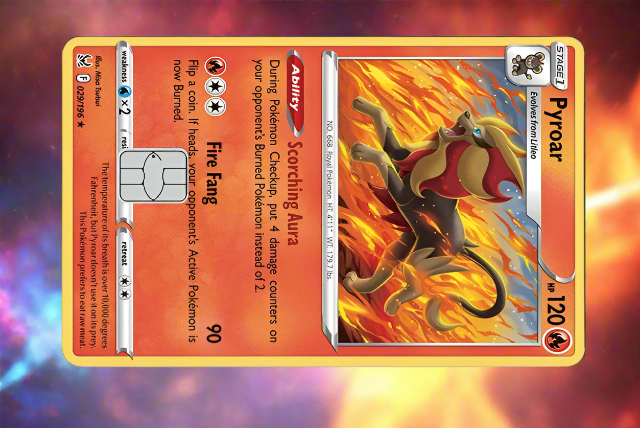Pyroar Pokecard