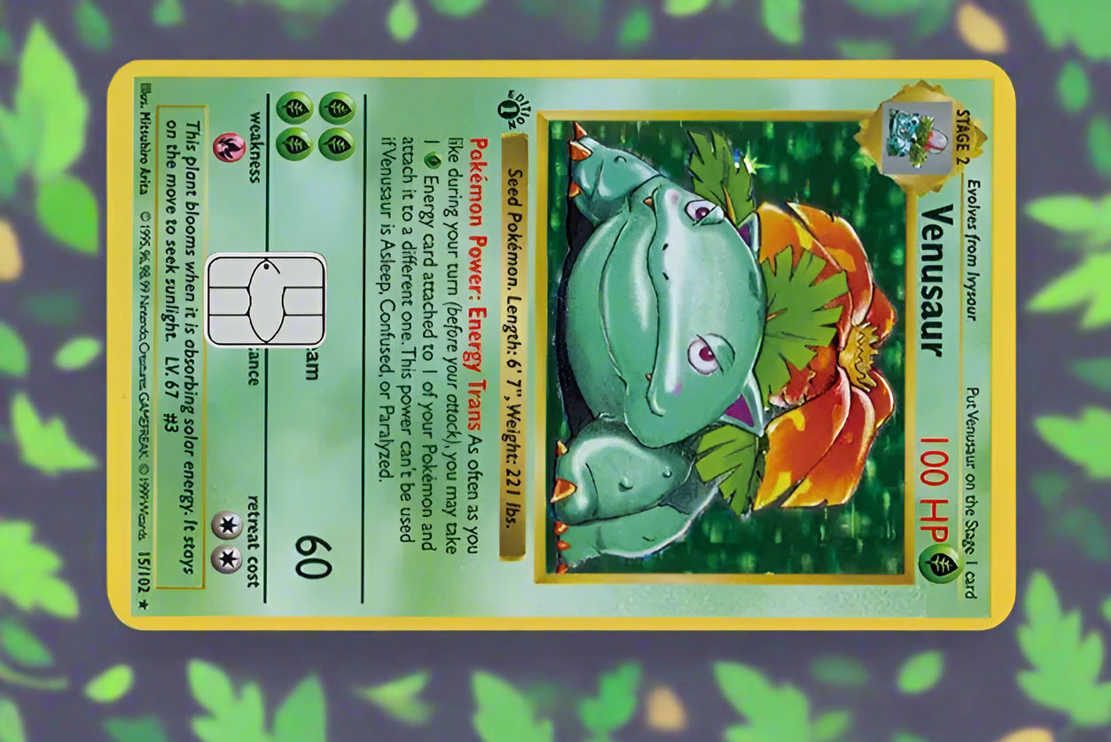 Venusaur Pokecard 